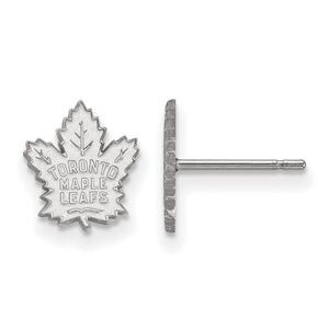 Sterling Silver NHL Toronto Maple Leafs XS Post Earrings